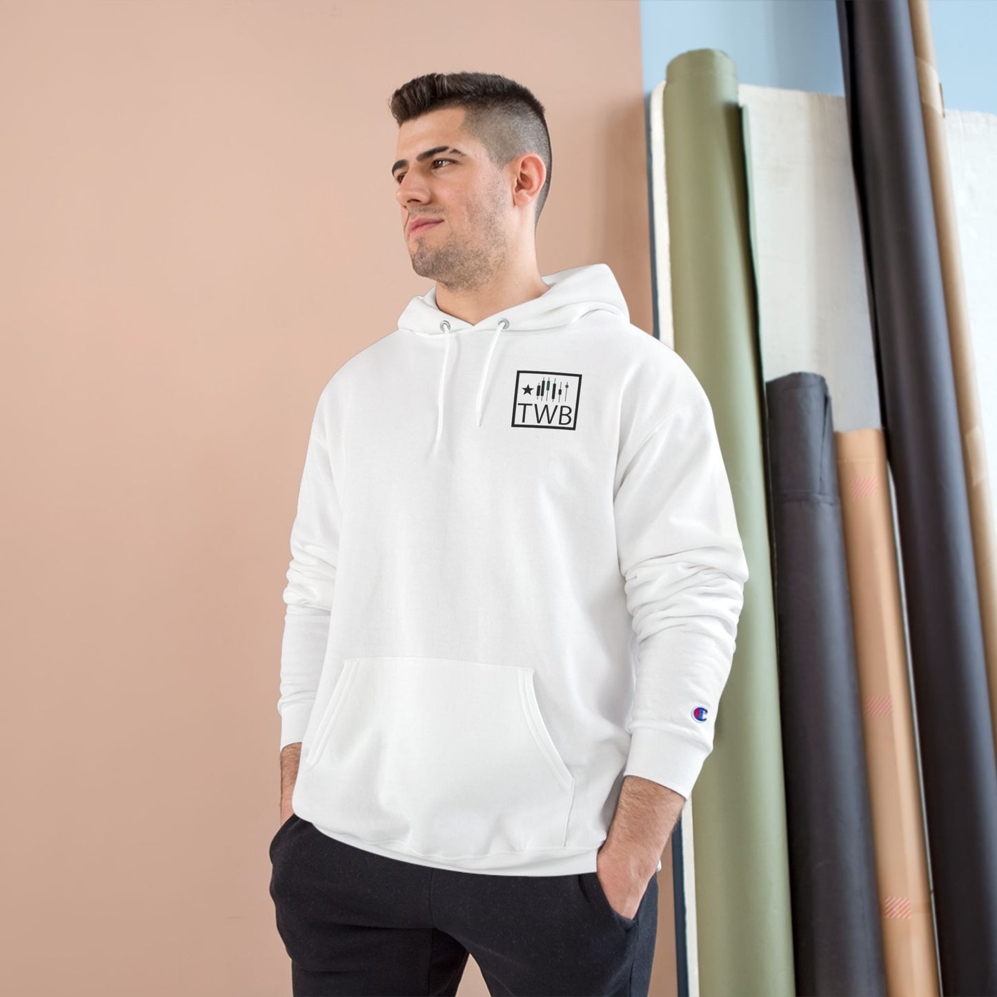 Trust the Process Champion Hoodie - Inspirational White Sweatshirt for Motivated Individuals